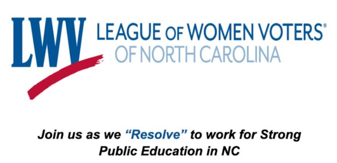 Resolve to Work for Strong Public Education in NC