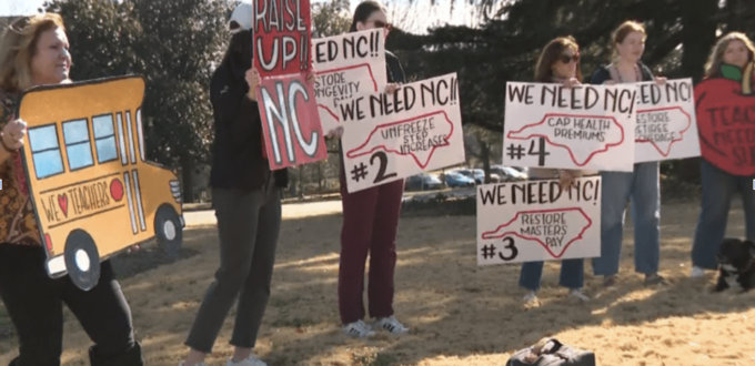 A Jarring New NC Teacher Protest Could Be a Turning Point for Public Schools